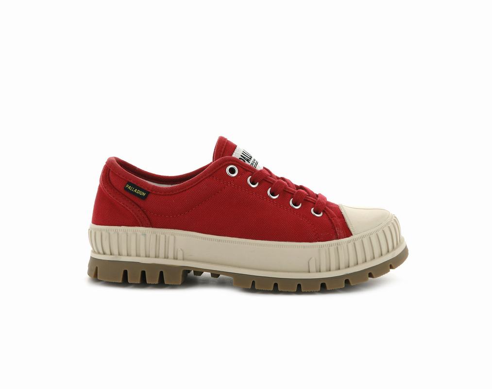 Palladium Pallashock Og Damen Niedrige Sneaker Rot ||582769-VFP||